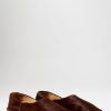 The Row Shoes | Pony Hair Canal Slip On Loafers In Brown