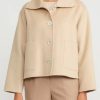 Nanna Pause Jackets | Baby Camel Hair Short Enid Jacket In Beige