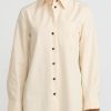 Jil Sander Shirts & Blouses | Organic Cotton Poplin Shirt In Ivory