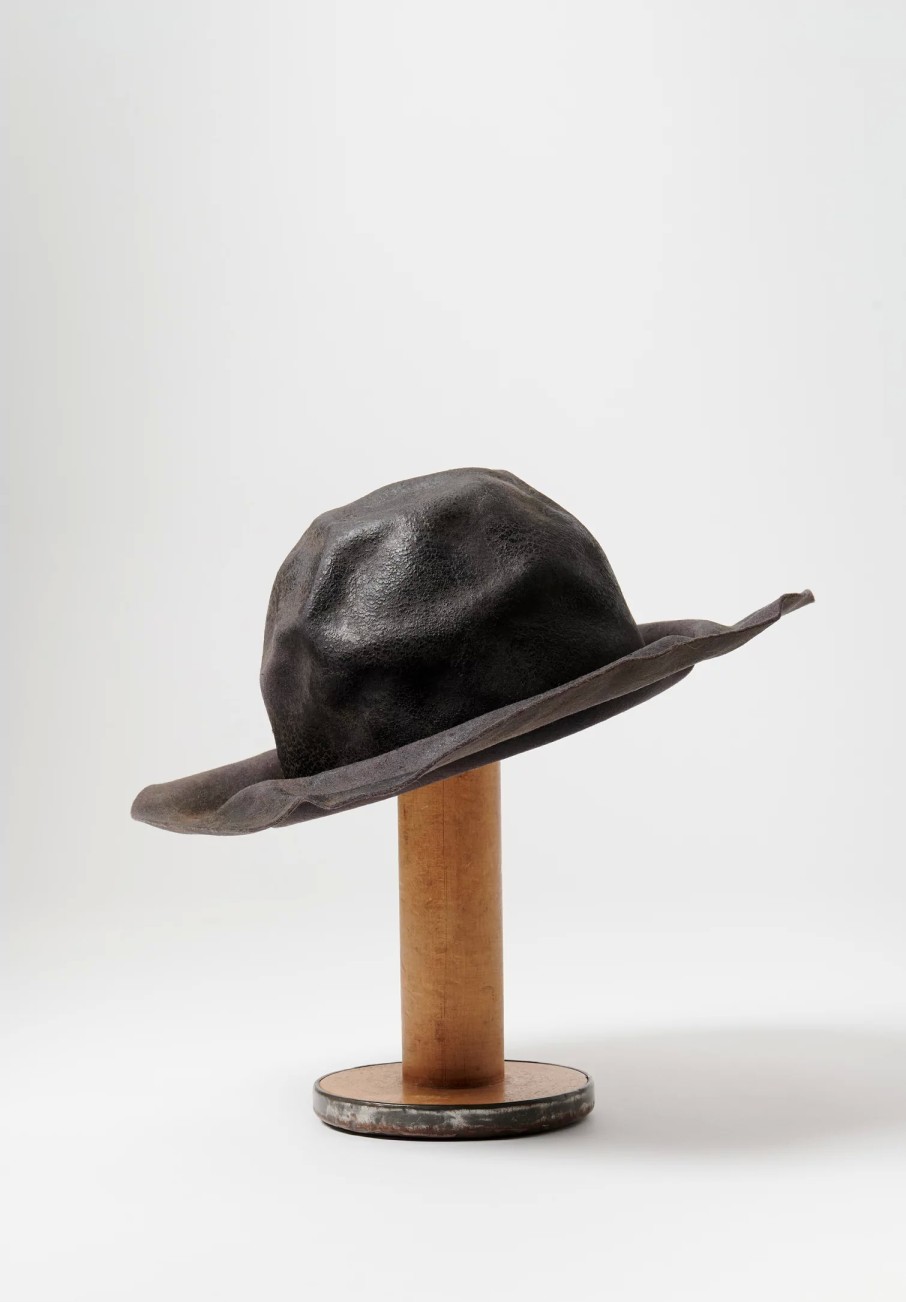 Horisaki Design & Handel Hats | Hard Burnt Rabbit Wrinkled Brim Hat In Grey