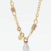 Tovi Farber Necklaces | 18K, Diamond Necklace With Pearl Pendant