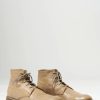 Officine Creative Boots | Lexikon Ignis T Leather Lace Up Bootie In Taupe Natural