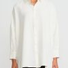 Toogood Shirts & Blouses | The Trawlerman Silk Shirt In Raw White