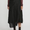 Rundholz Skirts | Distressed And Layered A-Line Skirt In Black