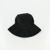 Album di Famiglia Hats | Cotton Velvet Wide Brim Hat In Slate Grey