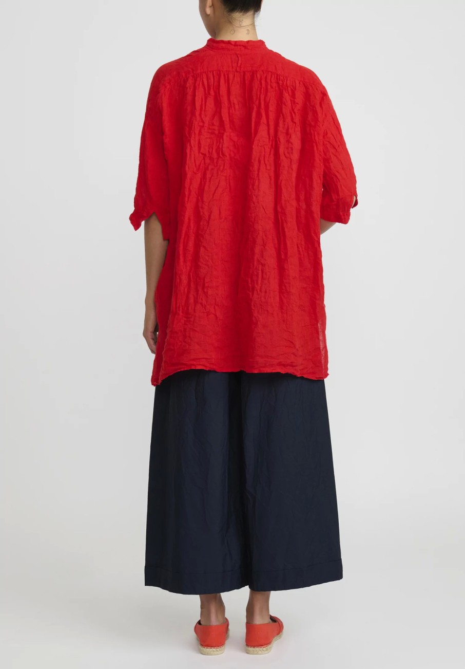 Daniela Gregis Pants | Cotton Pigiama Trousers In Navy Blue