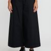 Daniela Gregis Pants | Cotton Pantalone Pigiama Pants In Nero Black