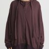 Rundholz Jackets | Oversized Hooded Jacket In Light Umber Red