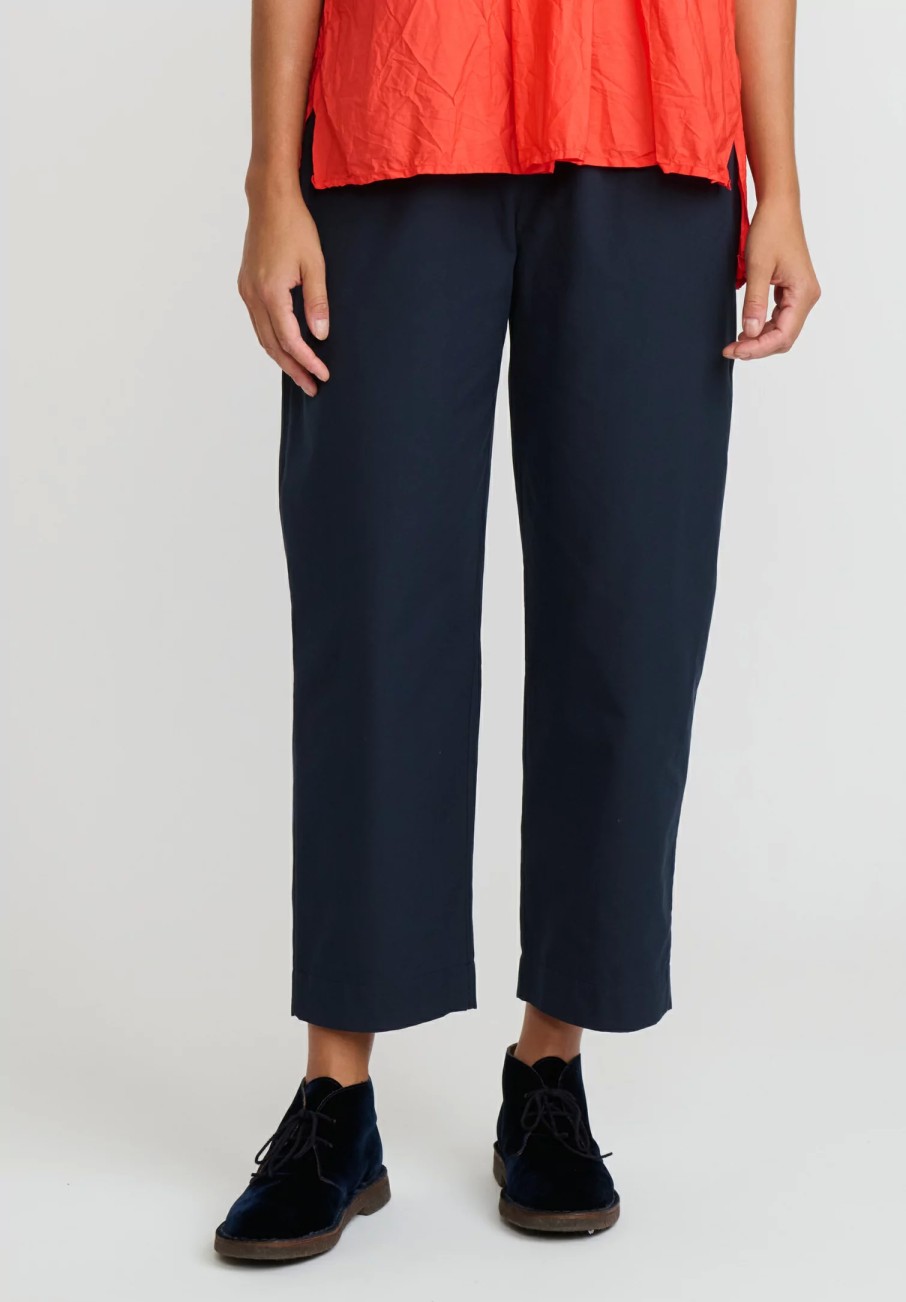 Daniela Gregis Pants | Cotton Sigaretta Elastico Pants In Blue