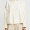 A Tentative Atelier Shirts & Blouses | Cotton Red Line Shirt In Natural