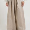 Biyan Pants | Linen Pleated High Waist ''Pham'' Pants In Natural