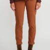 Rundholz Black Label Pants | Stretch Skinny Pants In Brick Orange