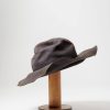 Horisaki Design & Handel Hats | Easy Burnt Rabbit Wrinkled Brim Hat In Grey