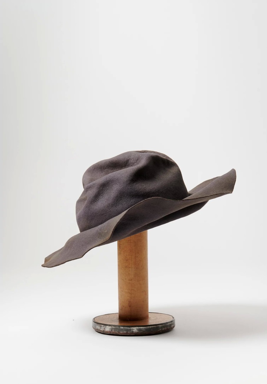 Horisaki Design & Handel Hats | Easy Burnt Rabbit Wrinkled Brim Hat In Grey