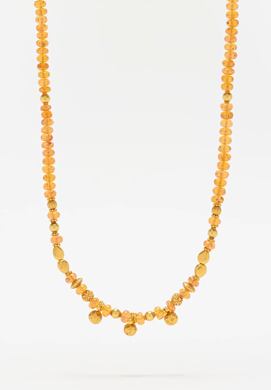 Greig Porter Necklaces | 18K, Mandarin Garnet And Gold Necklace