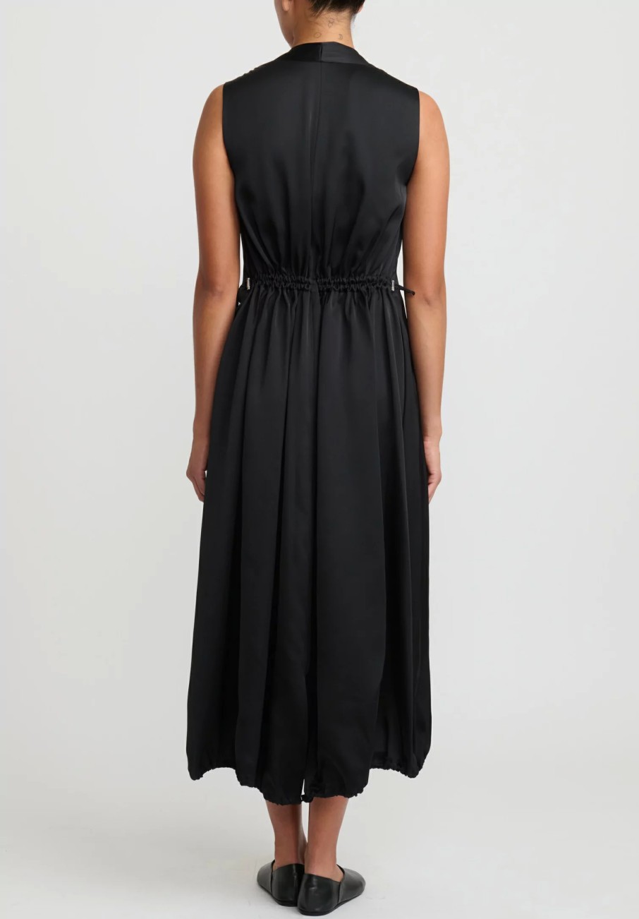 Jil Sander Dresses | Zip Front Vestito Dress In Black