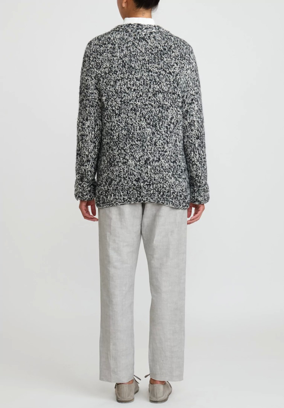 Wommelsdorff Knitwear | Hand Knit Cashmere & Silk Luna Cardigan