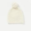 Jil Sander+ Hats | Jil Sander Wool Beanie With Pom Pom In Natural