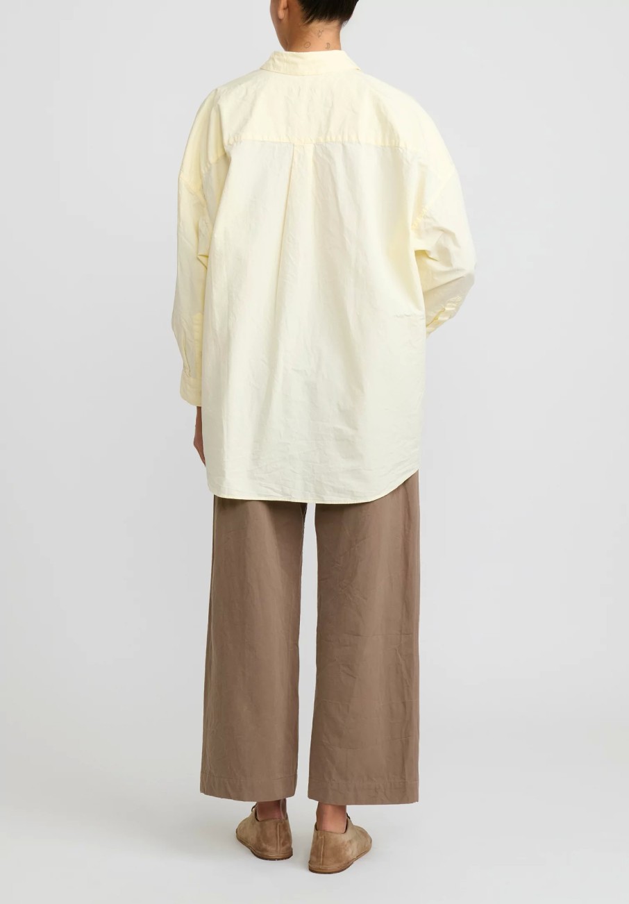 Casey Casey Shirts & Blouses | Paper Cotton Shirt In Cream