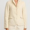 Chez Vidalenc Jackets | Antique Linen Simple Jacket In Natural