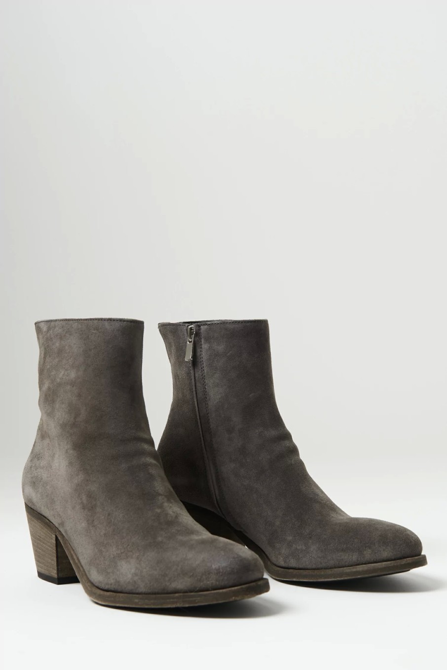 Officine Creative Boots | Suede Sherry Boot In Light Cachemire Grey