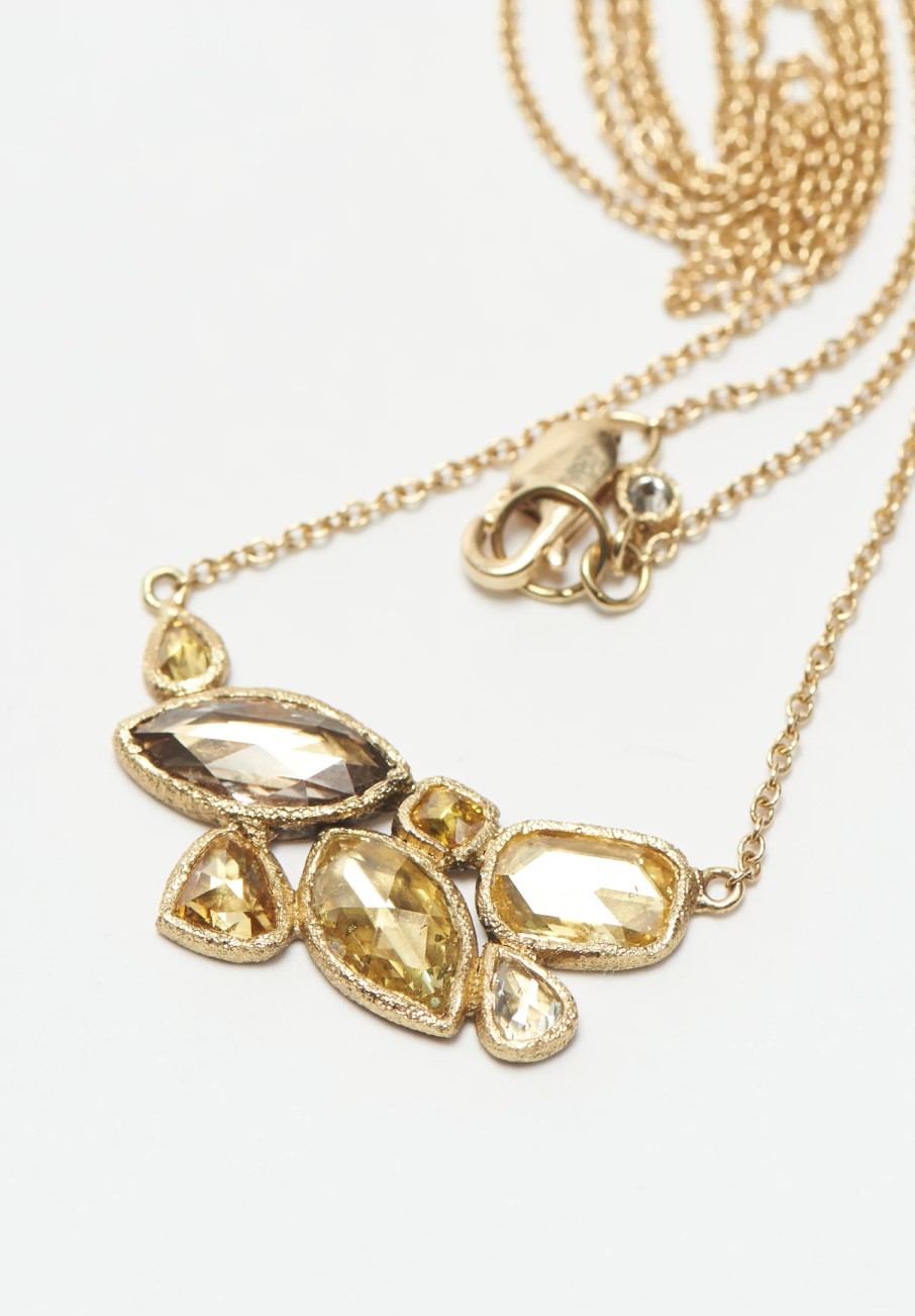 TAP by Todd Pownell Necklaces | 18K, Rose Cut Diamond And Gold Necklace