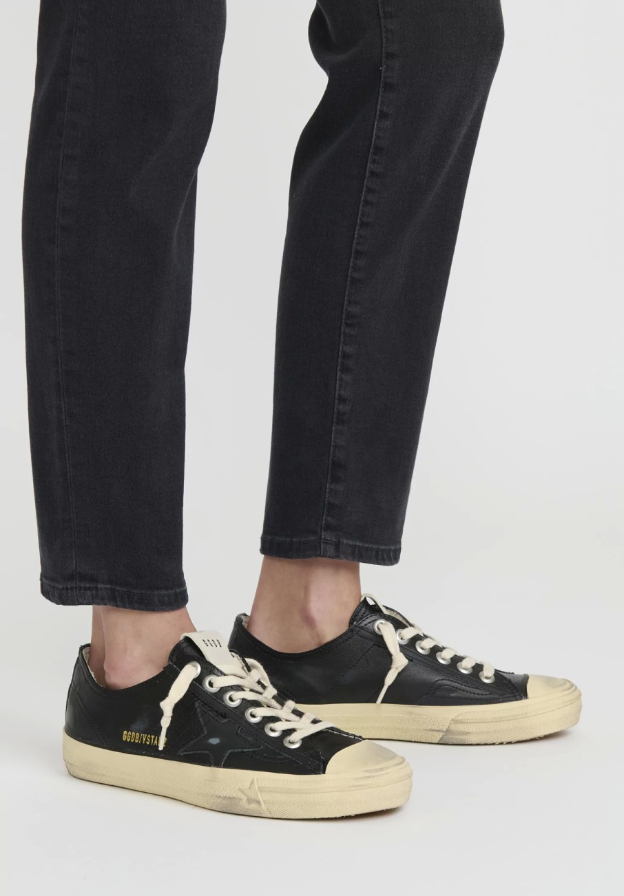 Golden Goose Sneakers | Nappa Leather V-Star 2 Sneaker In Black