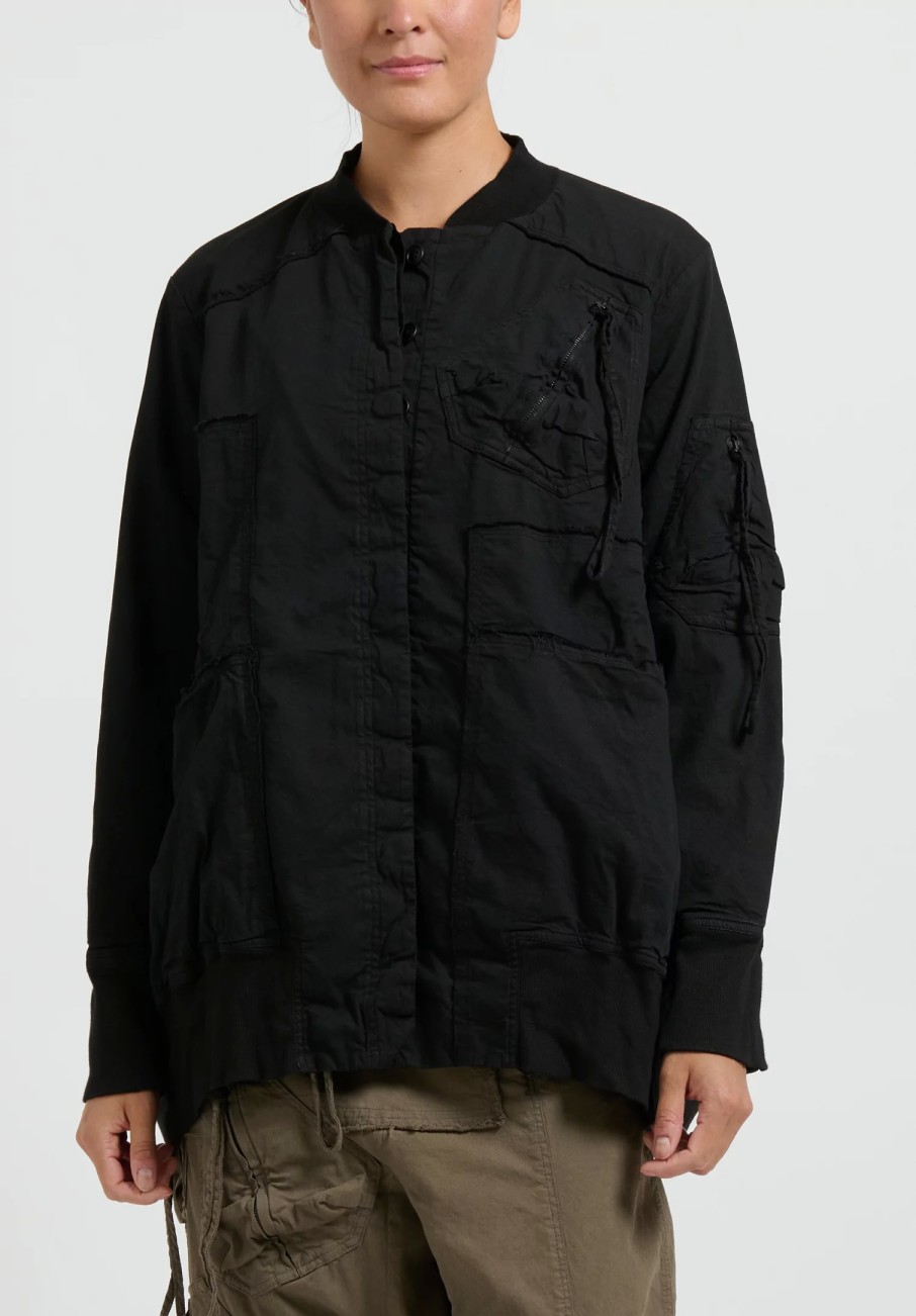 Rundholz Dip Jackets | Patch & Pocket Jacket In Black