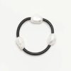 Monies Bracelets | Baroque Pearl And Leather Bangle Bracelet I