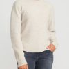 Frenckenberger Knitwear | Cashmere Mini Round Neck Sweater In Natural