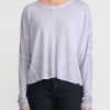 Umit Unal Tops | Oversized Short Top In Grey