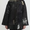 By Walid One Of A Kind | Beaded And Embroidered Silk Victorian Jackie Jacket In Black And White