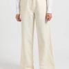 The Row Pants | Silk/Linen ''Dandy'' Pants In Ivory