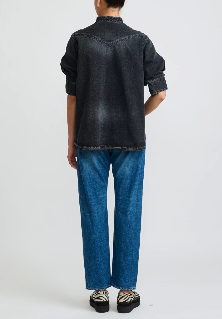 Sacai Denim | Straight Cotton Denim Jeans In Blue