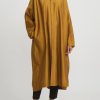 Jan-Jan Van Essche Tunics | Cotton & Silk Long Loose Shirt In Gold