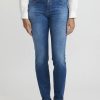 Closed Denim | Cotton Long Narrow Baker Jeans In Dark Blue