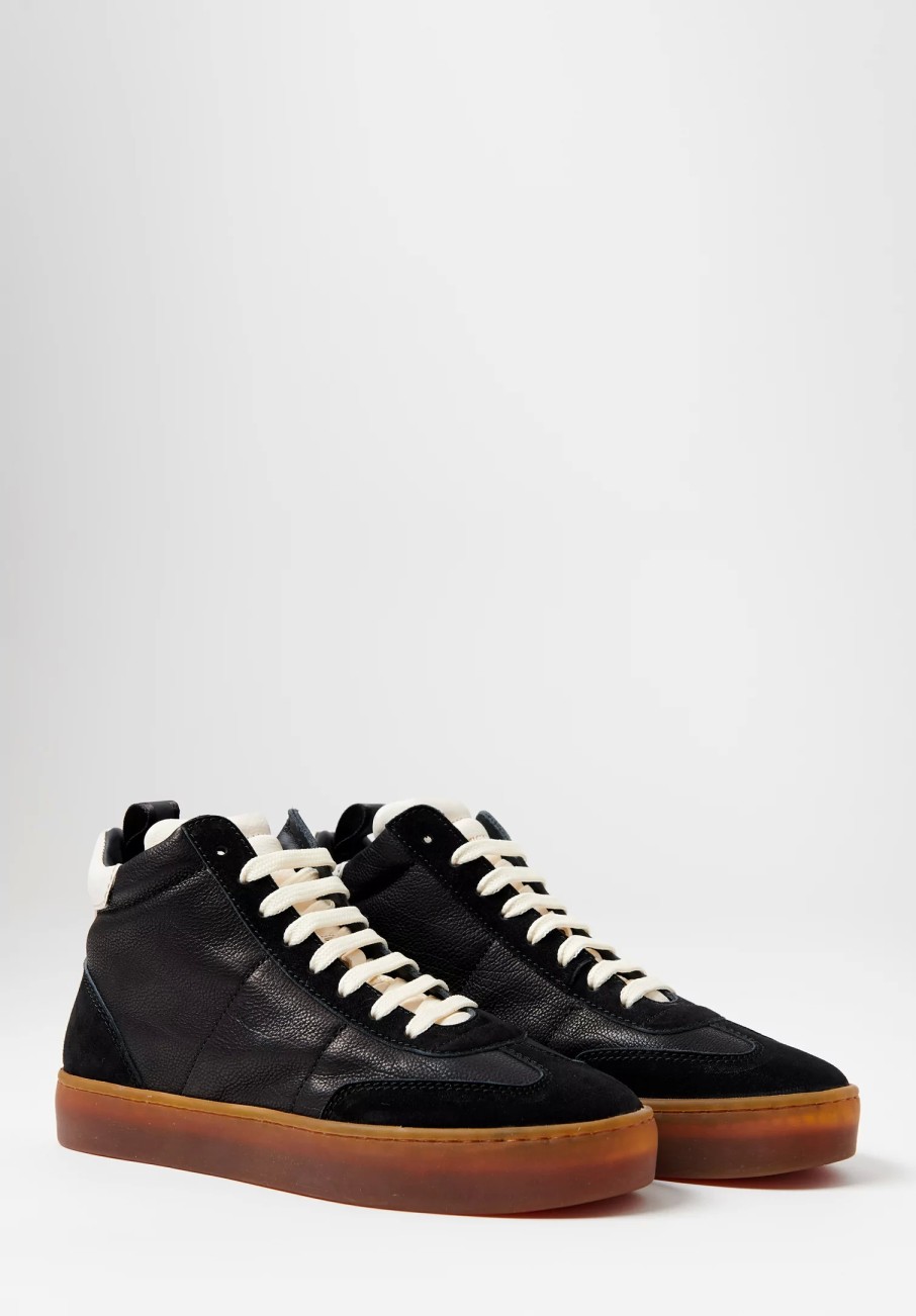 Officine Creative Sneakers | Kombined Oliver Sneaker In Black & White