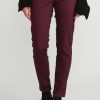 Rundholz Black Label Pants | Cotton Stretch Skinny Pants In Ruby Red