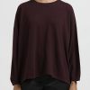 Hania New York Knitwear | Short Sasha Sweater In Bakelite Brown