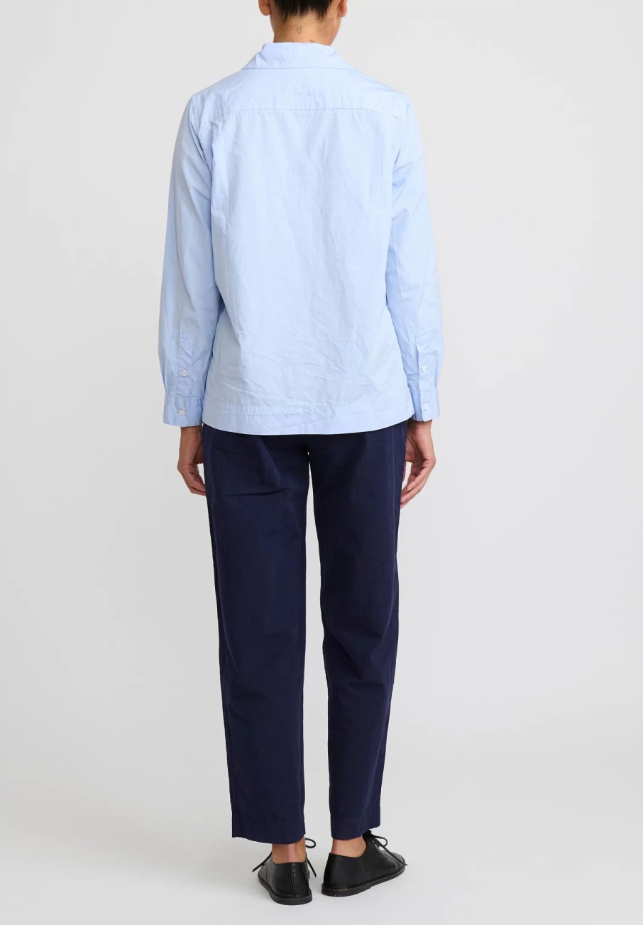 Casey Casey Shirts & Blouses | Cotton Chloe Shirt In Sky Blue