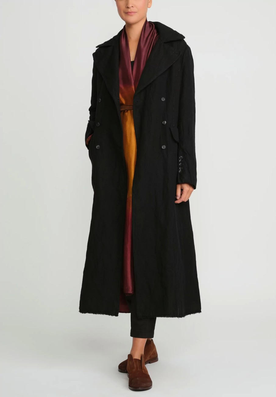 Masnada Coats & Dusters | Oversized Smoulder Duster In Copper & Red