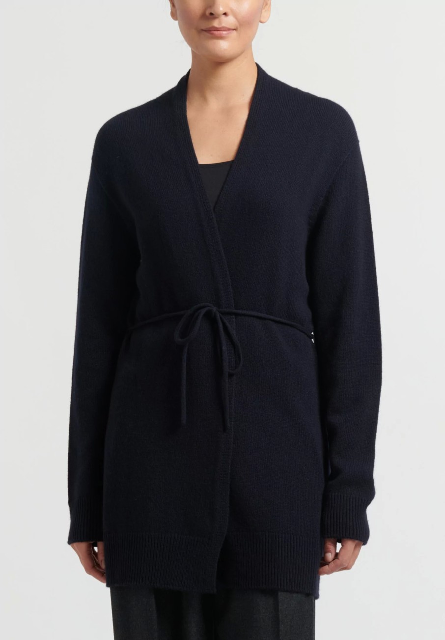 The Row Tops | Cashmere ''Daphne'' Cardigan In Dark Navy