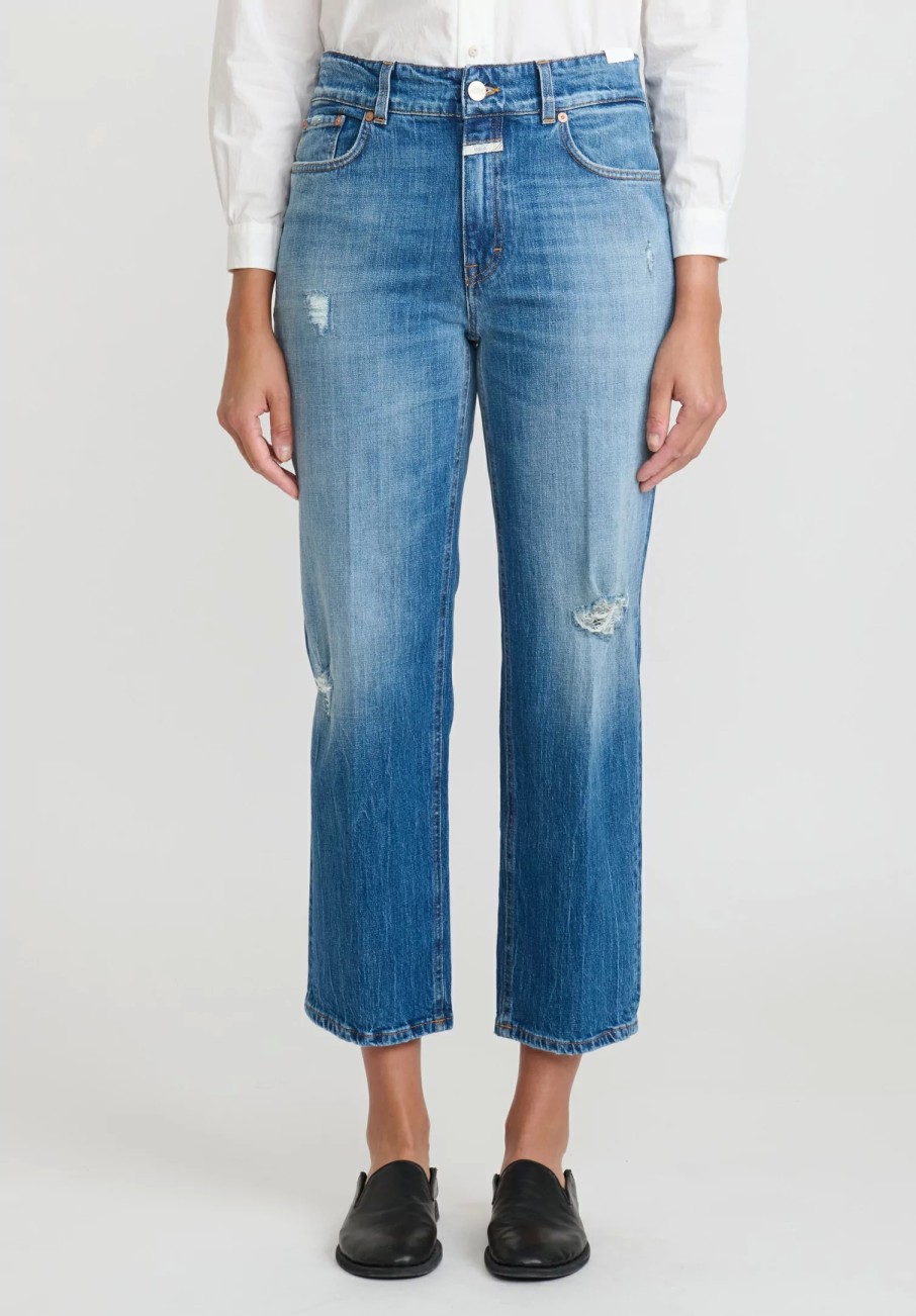 Closed Denim | Organic Cotton Denim Mid-Rise Milo Jeans In Mid Blue