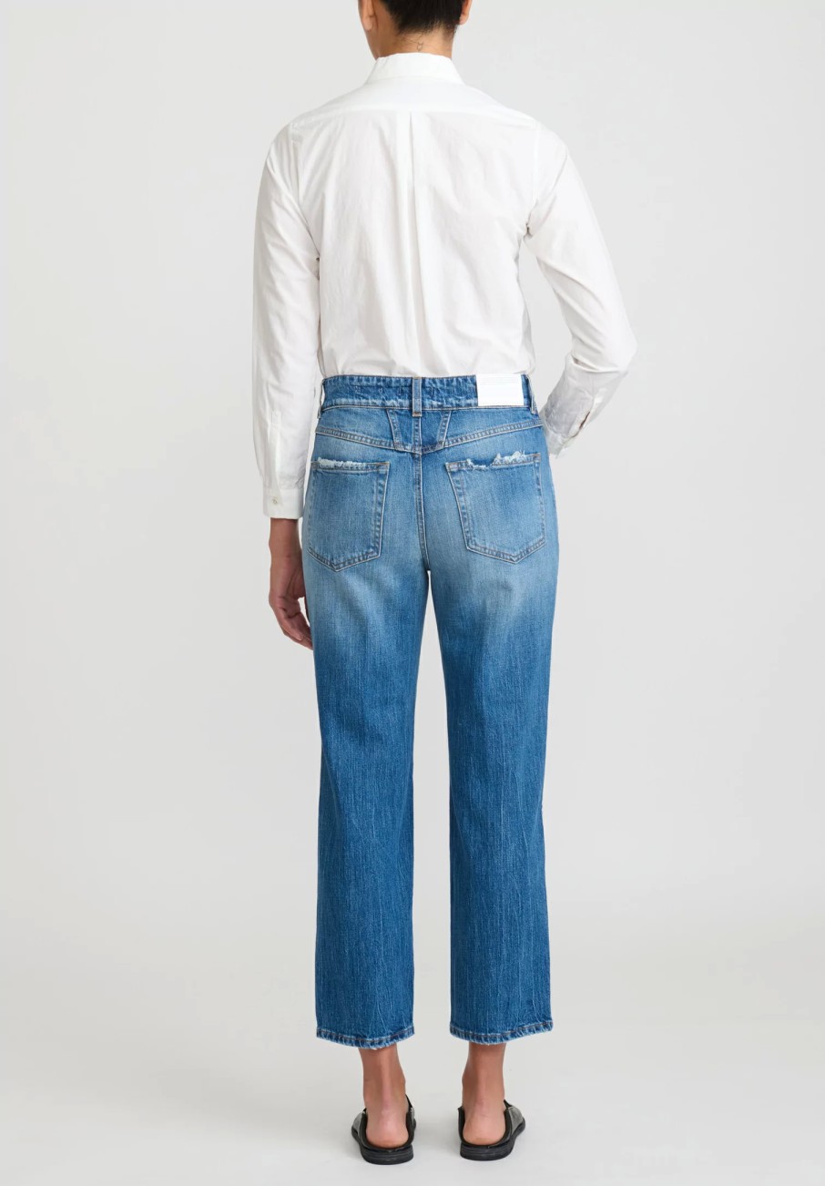 Closed Denim | Organic Cotton Denim Mid-Rise Milo Jeans In Mid Blue