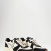 Golden Goose Sneakers | Leather & Suede Running Sole Spezzata Shoe In Black, White & Swarovski